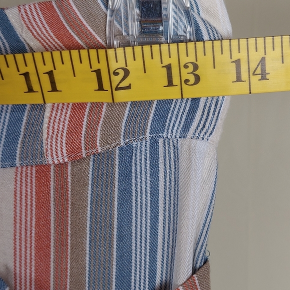 NWOT AE Wide Leg Pants Striped Size Medium - Picture 6 of 13